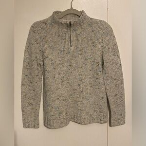 Croft & Barrow Quarter Zip Sweater, M